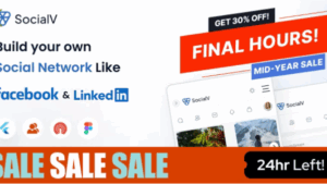 SocialV v7.3.0 Social Network Flutter App with BuddyPress (WordPress) Backend