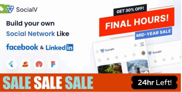 SocialV v7.3.0 Social Network Flutter App with BuddyPress (WordPress) Backend