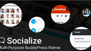 Socialize v2.45.0 Multi-Purpose BuddyPress Theme