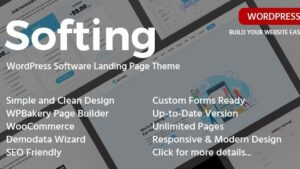 Softing (v1.4.2) WordPress Software Landing Page Theme