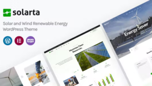 Solarta v.1.0 Solar and Renewable Energy WordPress Theme + RTL