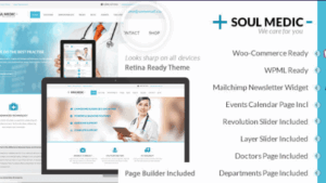 SoulMedic | Hospital & Doctor WordPress Theme v4.9