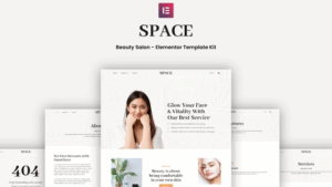 Space - Beauty Salon Elementor Template Kit