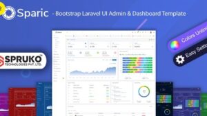 Sparic v2.0 Laravel Admin dashboard Template