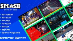 Splash v4.4.2 (Activated) Sport Club WordPress Theme