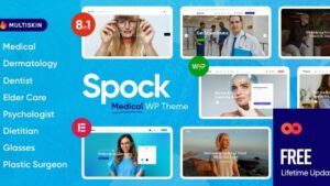 Spock (v1.17.0) Medical Elementor Multi-skin WordPress Theme