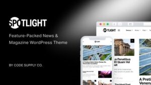 Spotlight v1.7.8 Feature-Packed News & Magazine WordPress Theme [Activated]