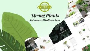 Spring Plants (v3.7) Gardening & Houseplants WordPress Theme