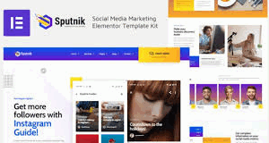 Sputnik - Social Media Marketing Elementor Template Kit