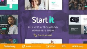 Start It (v1.2.0) Technology & Startup WP Theme