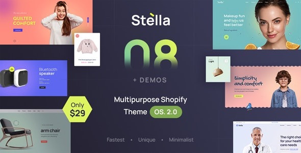 Stella (v3.0.2) Multipurpose Shopify Theme OS 2.0 - RTL Support