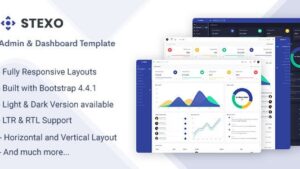 Stexo v1.1.0 Admin & Dashboard Template