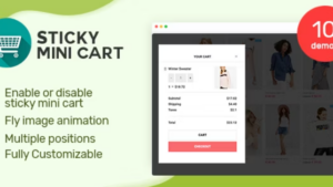 Sticky Mini Cart For WooCommerce v1.1.1