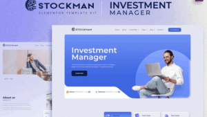 Stockmen - Investment Manager Elementor Template Kit