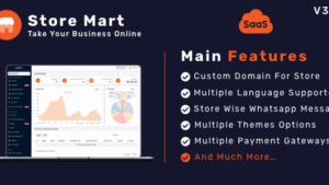 StoreMart (v3.9) SaaS Grocery delivery system [Extended Version] (Activated)