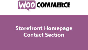 Storefront Homepage Contact Section v1.0.5