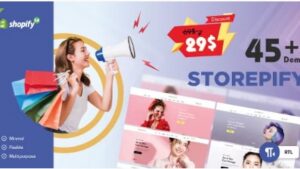 Storepify (v2.0.8) Minimal Multipurpose Shopify Theme