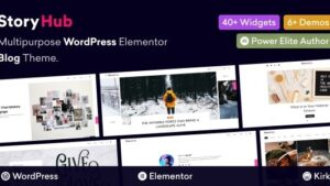 StoryHub v1.0.2 Multipurpose WordPress Elementor Blog Theme