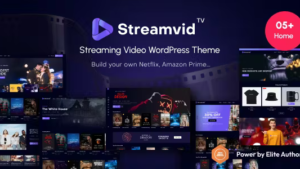 StreamVid v6.5.0 Streaming Video WordPress Theme