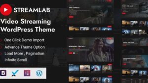 Streamlab v3.3 Video Streaming WordPress Theme