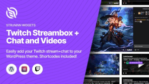 Struninn v1.0.1 Twitch Streambox with Chat and Videos