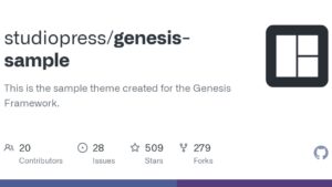 StudioPress Genesis Sample v3.4.1 WordPress Theme