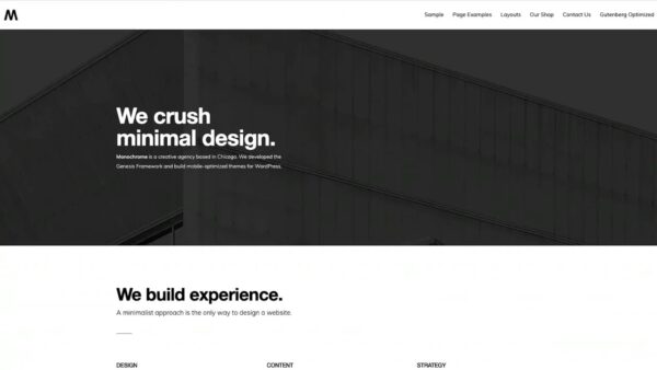 StudioPress Monochrome Pro WordPress Theme v1.6.2