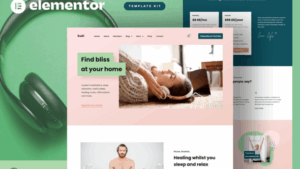 Suki - Meditation Channel Elementor Template Kit