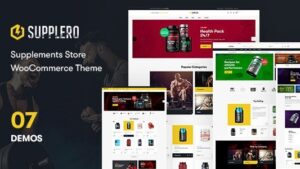 Supplero v1.4.5 Supplement Store WooCommerce Theme