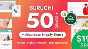 Suruchi (v8.1.0) Multipurpose Shopify Theme OS 2.0