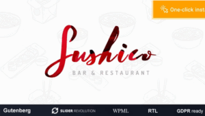 Sushico v1.1.3 Sushi and Asian Food Restaurant Theme