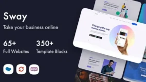 Sway (v4.8) Multi-Purpose WordPress Theme with Page Builder [Activated]
