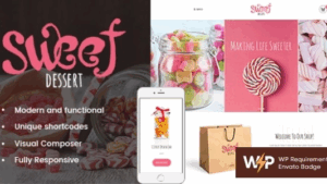 Sweet Dessert v1.1.13 Sweet Shop & Cafe WordPress Theme