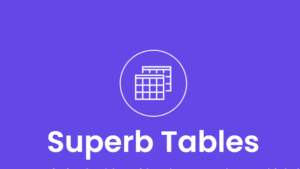 Superb Tables v109.0