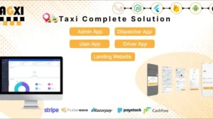 Tagxi (v2.10) Flutter Complete Taxi Booking Solution