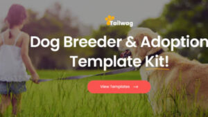 Tailwag - Dog Breeder & Adoption Template Kit