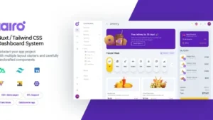 Tairo (v2.0.0) Multipurpose Nuxt Tailwind CSS Dashboard System