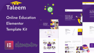 Taleem - Online Education Elementor Template Kit