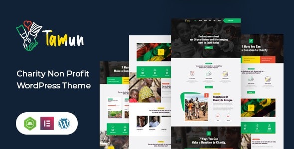 Tamun v1.7 Fundraising WordPress Theme