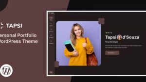 Tapsi v1.0 Personal Portfolio WordPress Theme