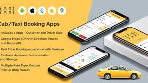 Taxi Taxi v2.0 Flutter Cab/Taxi Booking Apps