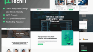 TechIT - Tech Company Elementor Template Kit