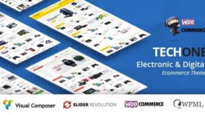 TechOne v3.0.3 Electronics Multipurpose WooCommerce Theme ( RTL Supported )