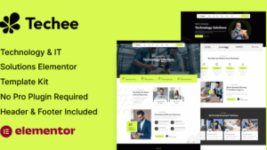 Techee - Technology & IT Solutions Elementor Template Kit