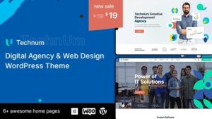 Technum v1.0.4 IT Solutions & Technology WordPress Theme