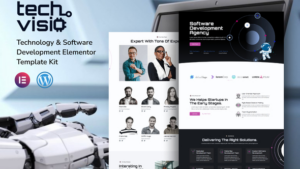Techvisio - Technology & Software Development Elementor Template Kit