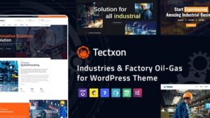 Tectxon v5.2 Industry & Factory WordPress Theme