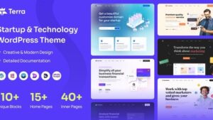 Terra (v1.1.0) Startup & Technology WordPress Theme
