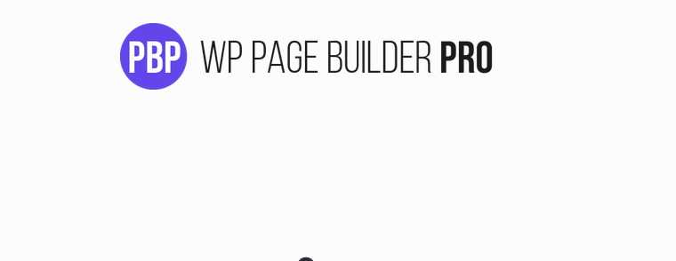 WP Page Builder Pro v1.1.0
