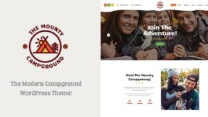 The Mounty 1.4.3 Hiking Campground & Children Camping WordPress Theme
